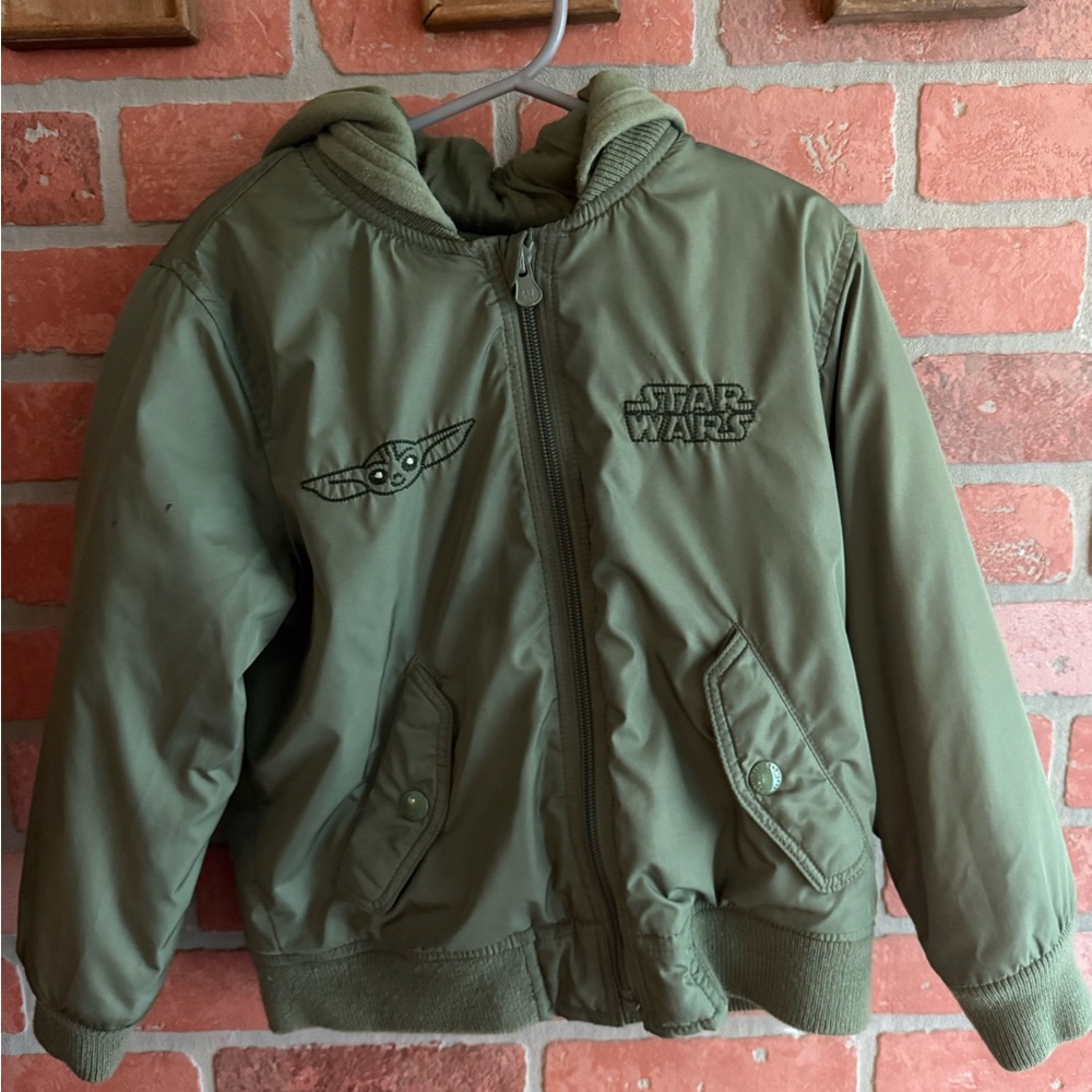 GAP Star Wars Kids Puffer Jacket - Olive